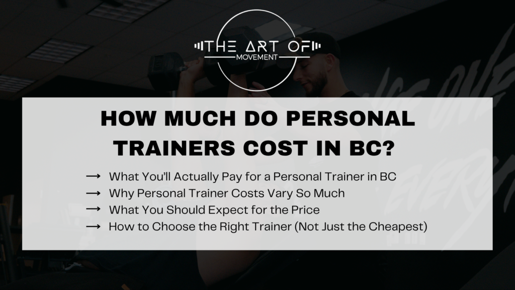 How Much Do Personal Trainers Cost in BC? A Real Breakdown for 2026
